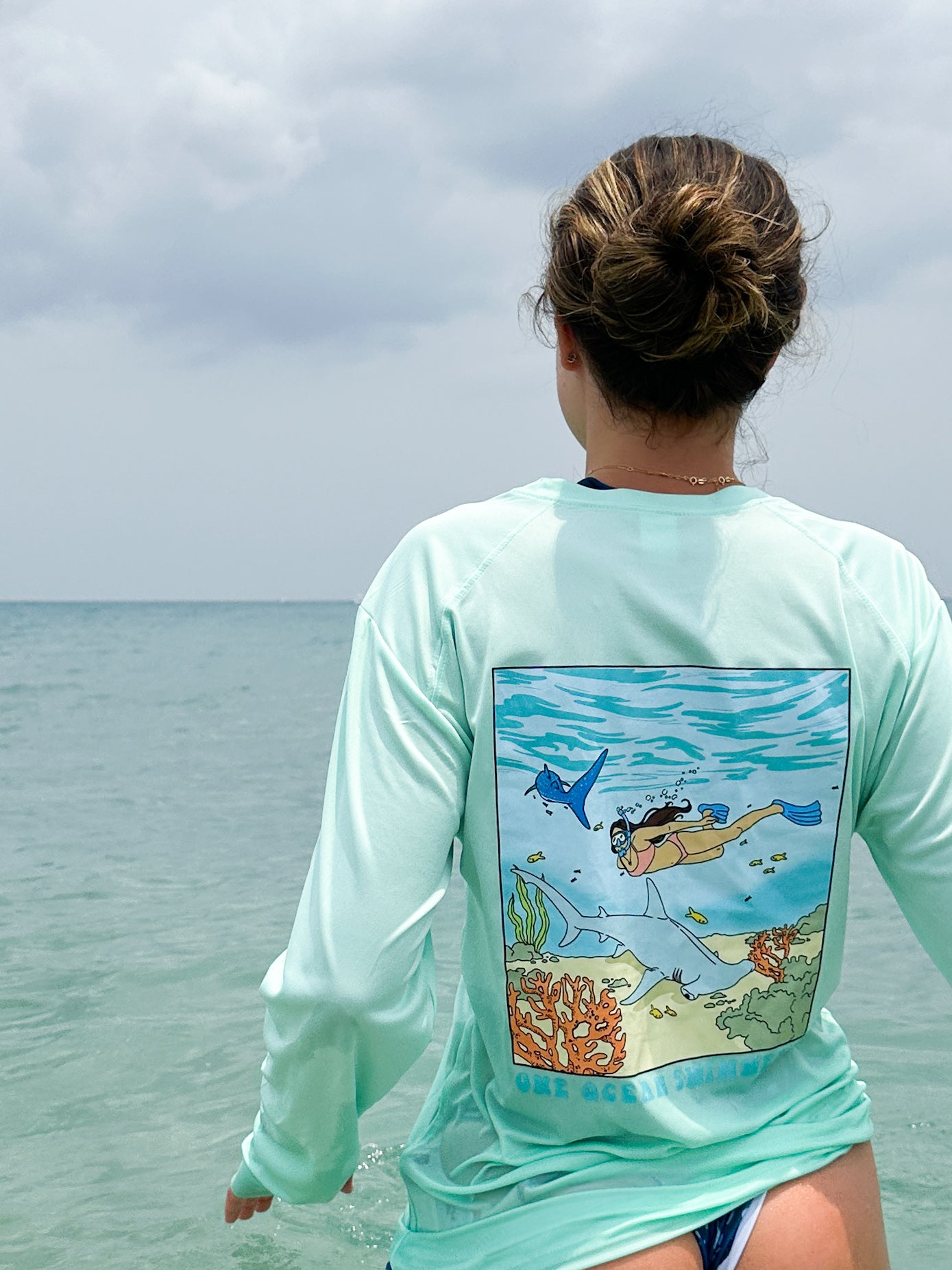Underwater Oasis - UV Tee – One Ocean Swimwear