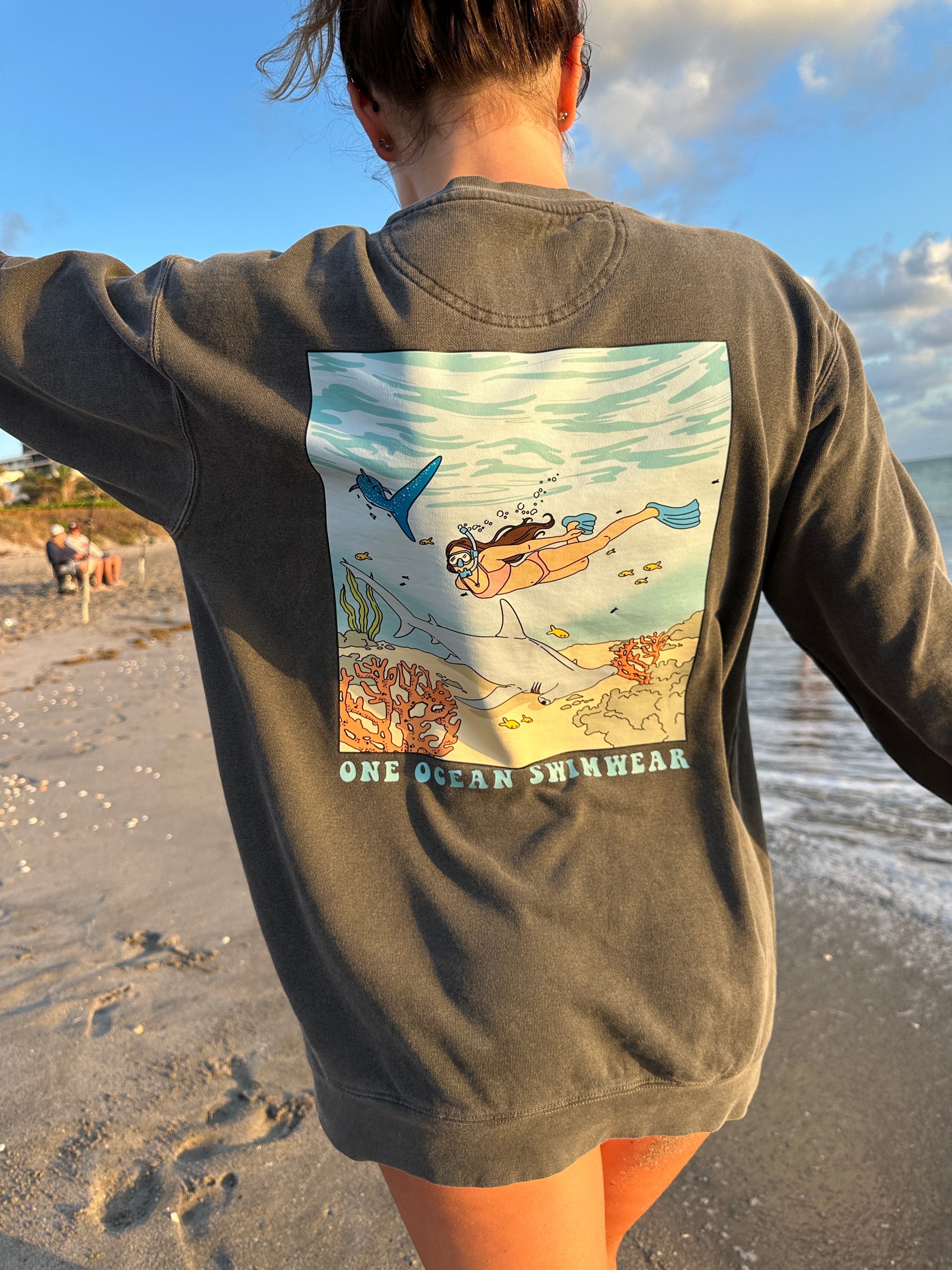 Underwater Oasis Sweatshirt – One Ocean Swimwear