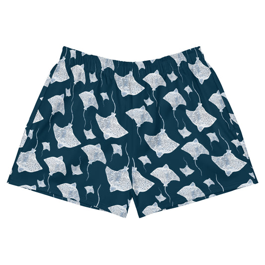 Navy Rays Unisex Athletic Shorts