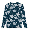 Navy Ray - Youth Rash Guard