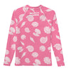 Bubblegum Seashells Youth Rash Guard
