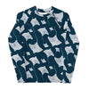 Navy Ray - Youth Rash Guard