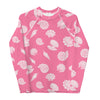 Bubblegum Seashells Youth Rash Guard