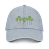Palm Tree Denim Hat