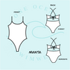 Manta Ray Reversible One Piece