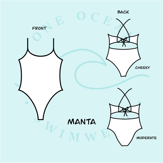 Manta Ray Reversible One Piece