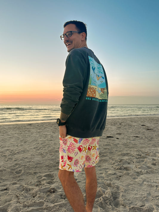 Under The Sea Men's Swim Trunks