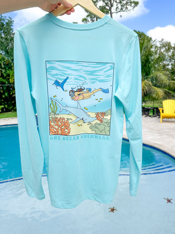 Underwater Oasis - Aqua UV Tee