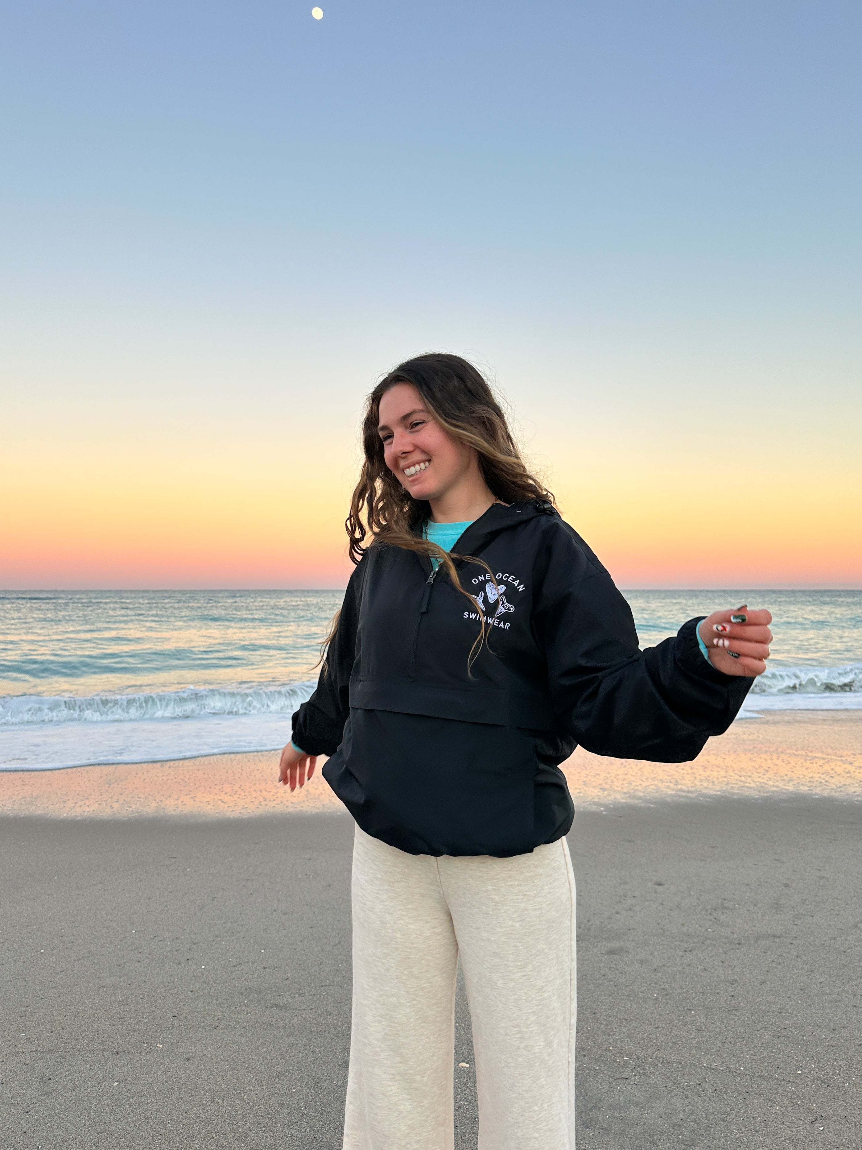 One Ocean Swimwear Wind & Rain Packable Jacket