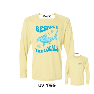 M - Respect The Locals - Pale Yellow UV Tee