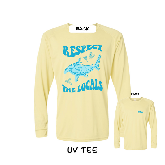 M - Respect The Locals - Pale Yellow UV Tee