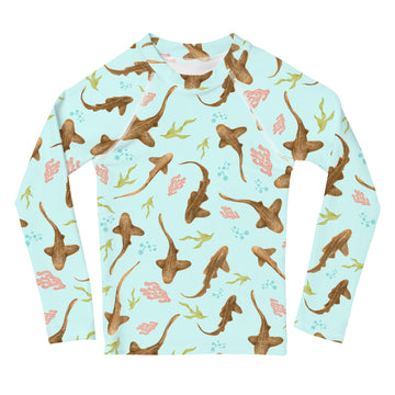 Leopard Shark - Toddler Rash Guard