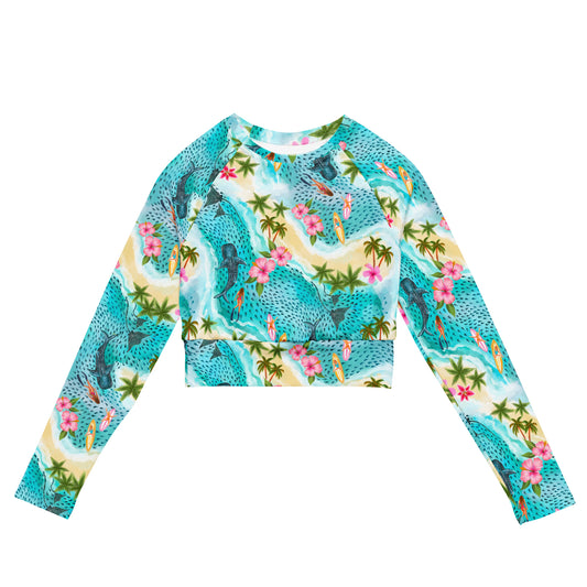 S - Sample Cropped Rash Guard