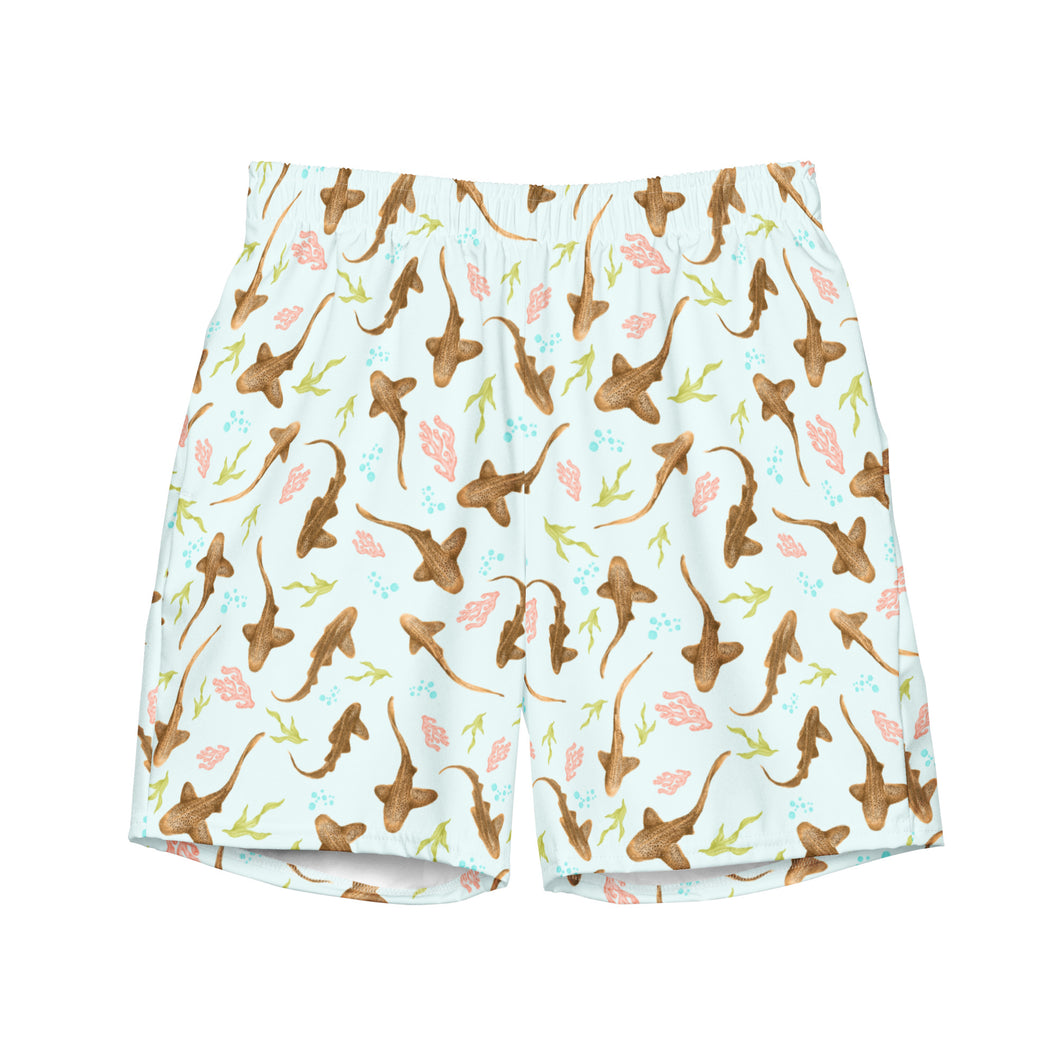 Leopard Shark Men's swim trunks