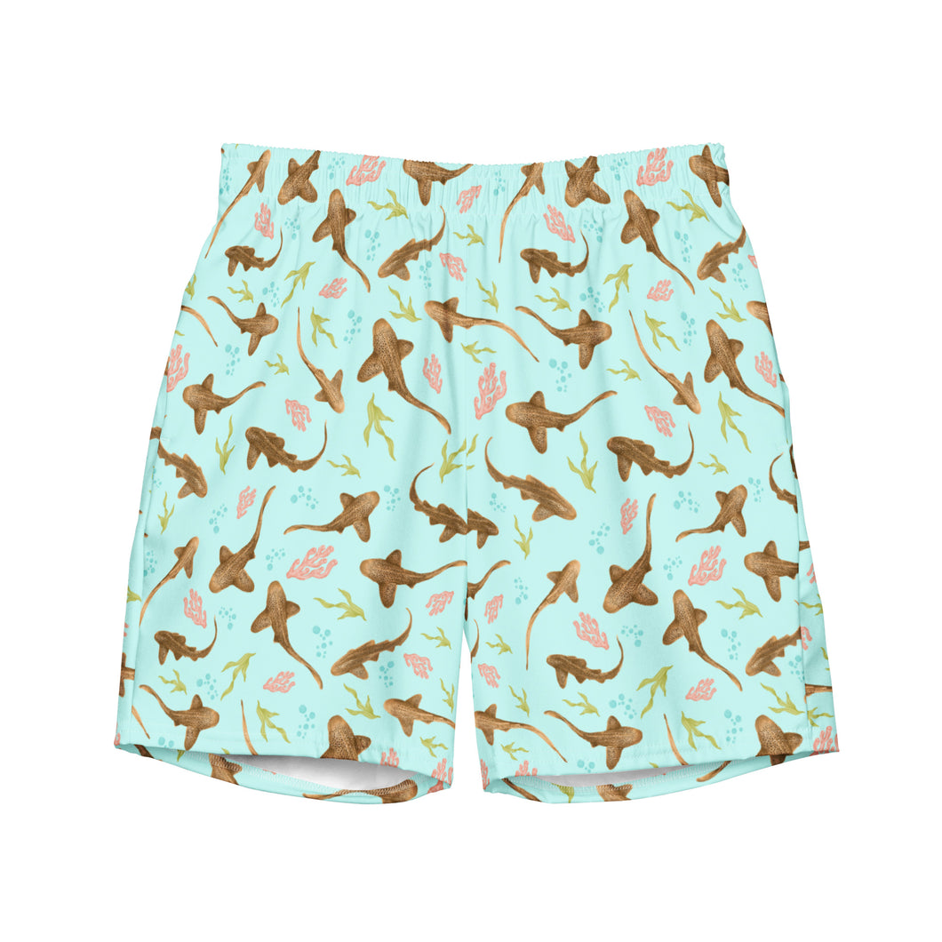 Leopard Shark Men's swim trunks