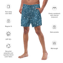 Load image into Gallery viewer, Spotted Whale Men&#39;s swim trunks
