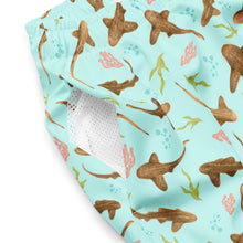 Load image into Gallery viewer, Leopard Shark Men&#39;s swim trunks
