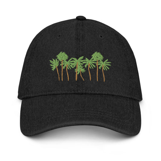 Palm Tree Denim Hat