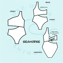 Load image into Gallery viewer, Seahorse Reversible One Piece
