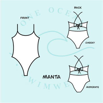 Manta Ray Reversible One Piece